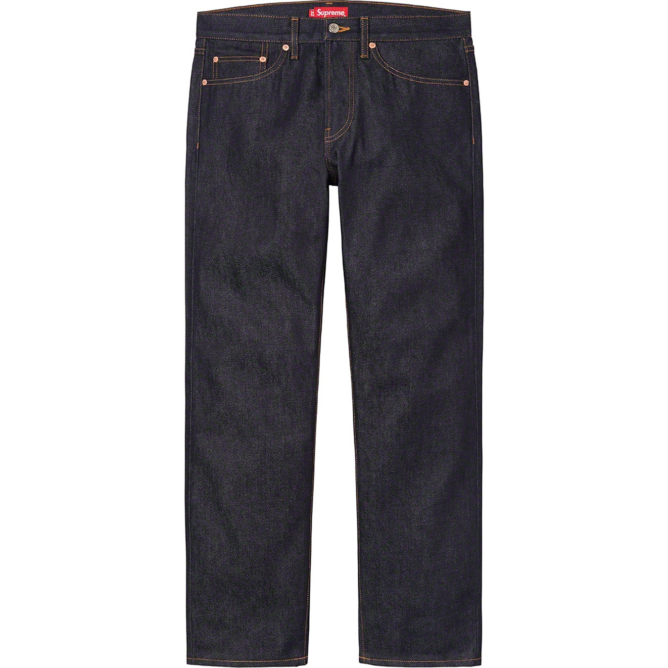 Supreme Rigid Slim Jean (FW21) - Rigid Indigo - $158
