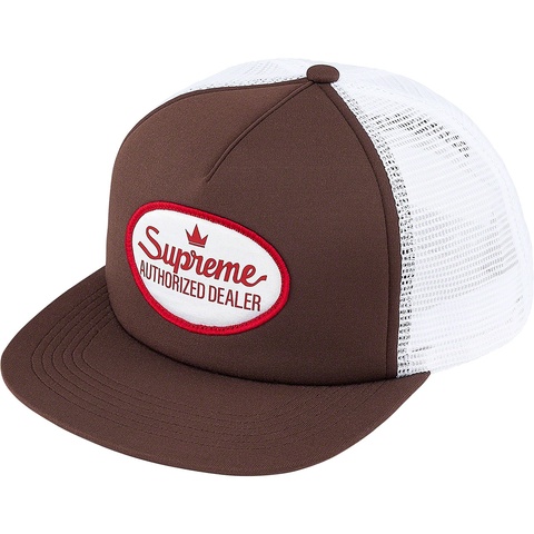 Supreme Authorized Mesh Back 5-Panel - Brown
