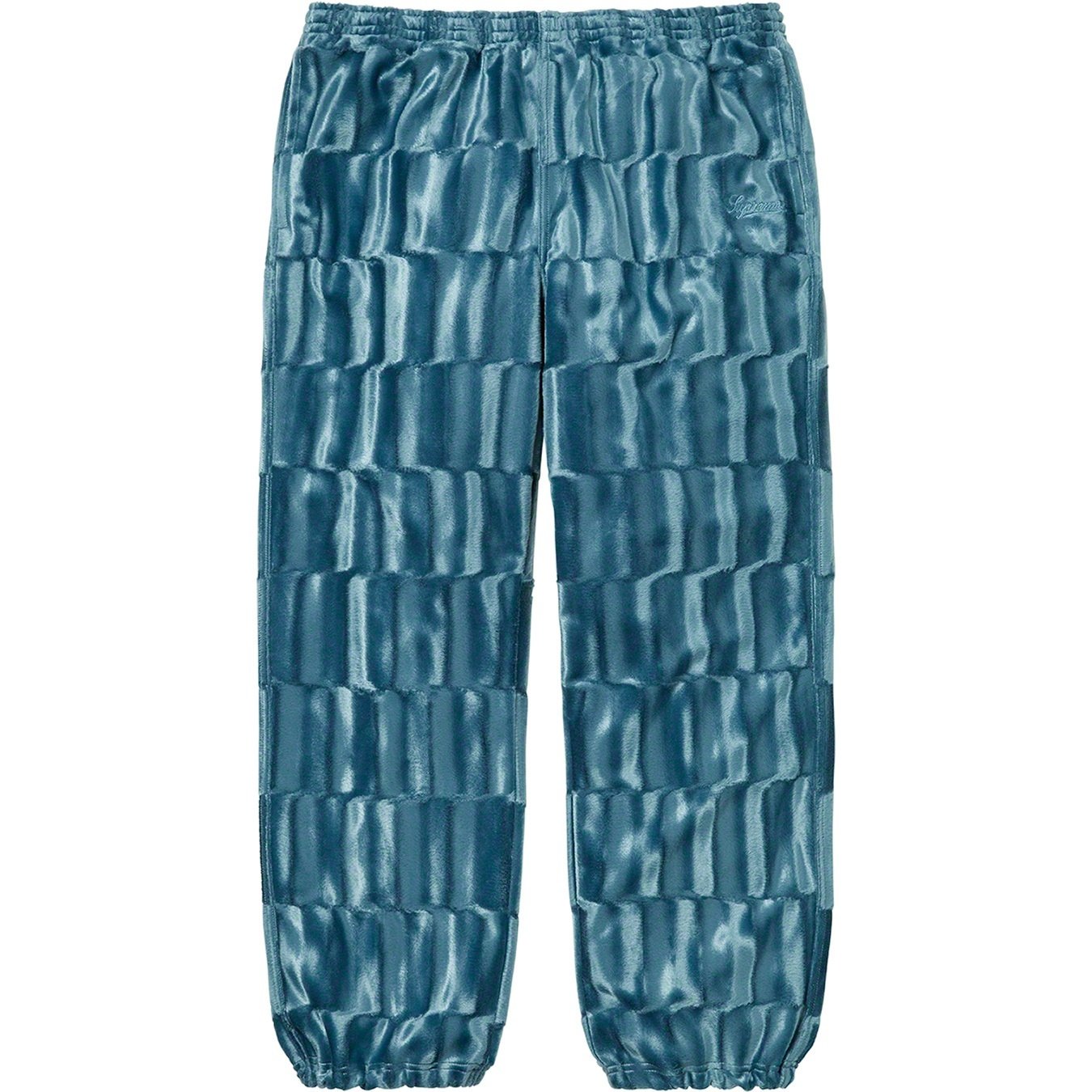 Supreme Velour Pant (FW21) - Slate - $128