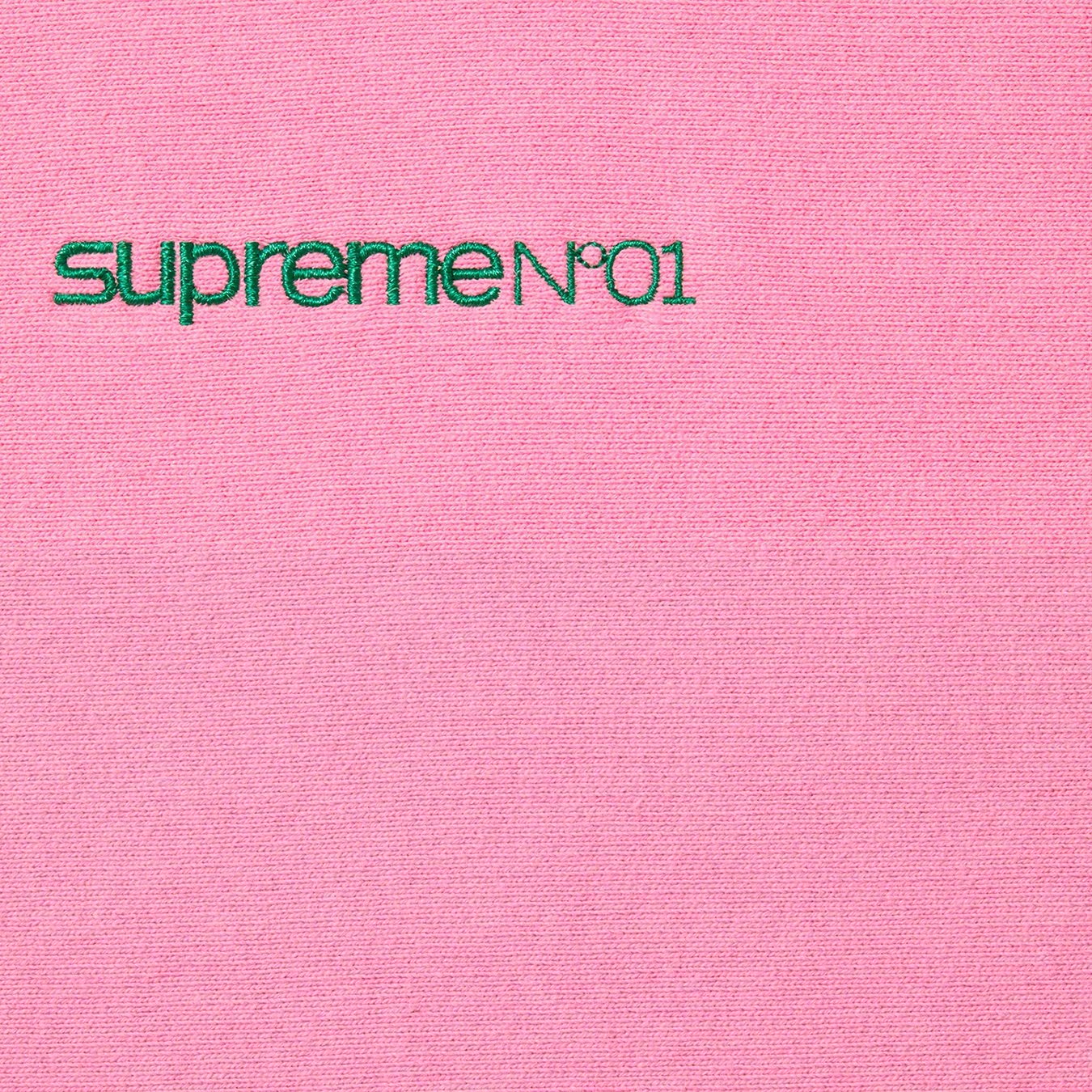 Supreme Number One Hooded Sweatshirt (FW21) - Pink - $168