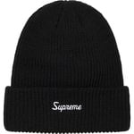 Supreme Loose Gauge Beanie (FW21) - Black