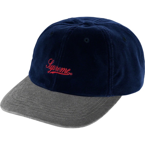 Supreme Velvet 2-Tone 6-Panel - Navy