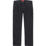 Supreme Stone Washed Black Slim Jean (FW21) - Washed Black