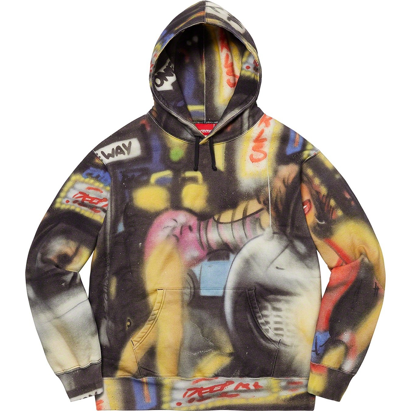 Supreme Lady Pink Supreme Hooded Sweatshirt (FW21) - Multicolor - $198