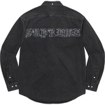 Supreme Appliqué Denim Shirt (FW21) - Black