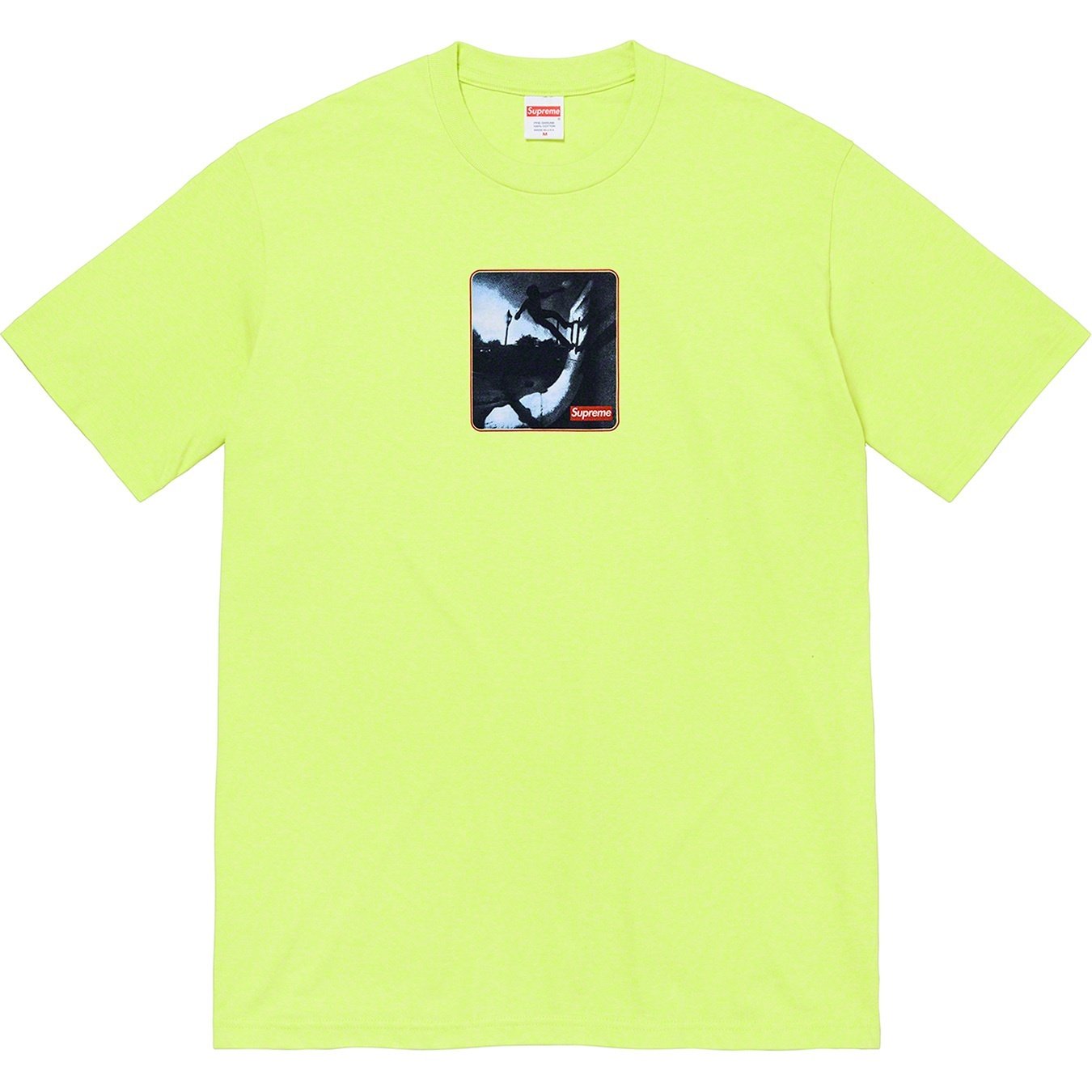 Supreme Shadow Tee (FW21) - Neon Green - $38