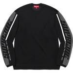 Supreme Sleeve Stripe Sweater (FW21) - Black