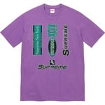 Supreme Multi Logos Tee (FW21) - Purple