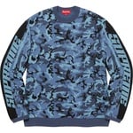 Supreme Sleeve Stripe Sweater (FW21) - Blue Camo
