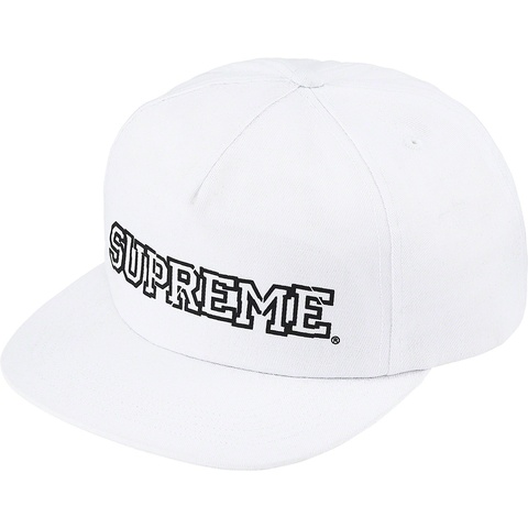 Supreme Shattered Logo 5-Panel - White