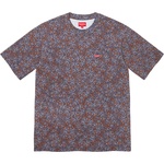 Supreme Small Box Tee (FW21) - Navy Floral Cards
