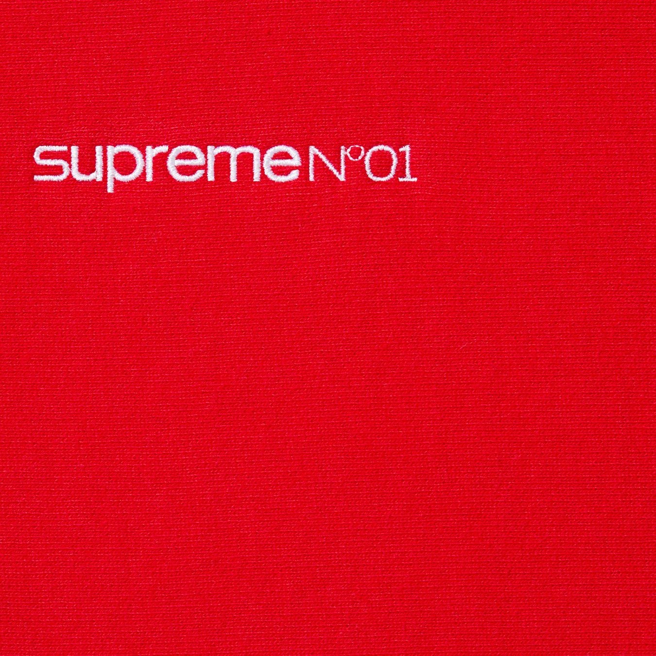 Supreme Number One Hooded Sweatshirt (FW21) - Red - $168