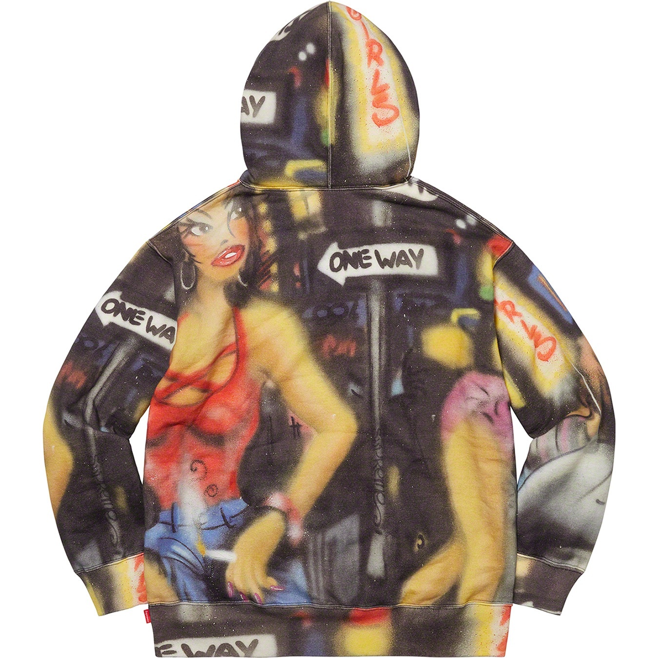 Supreme Lady Pink Supreme Hooded Sweatshirt (FW21) - Multicolor - $198