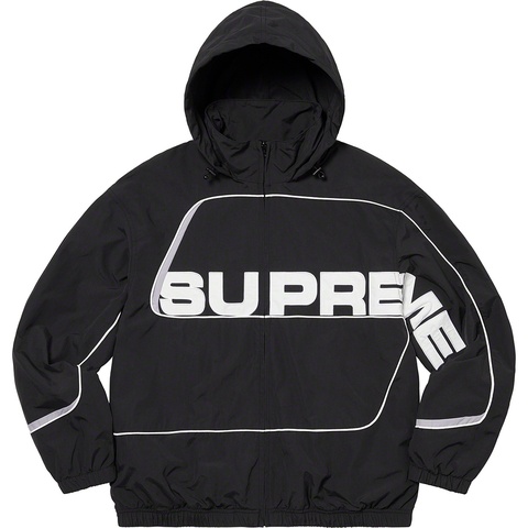 Supreme S Paneled Track Jacket - Black