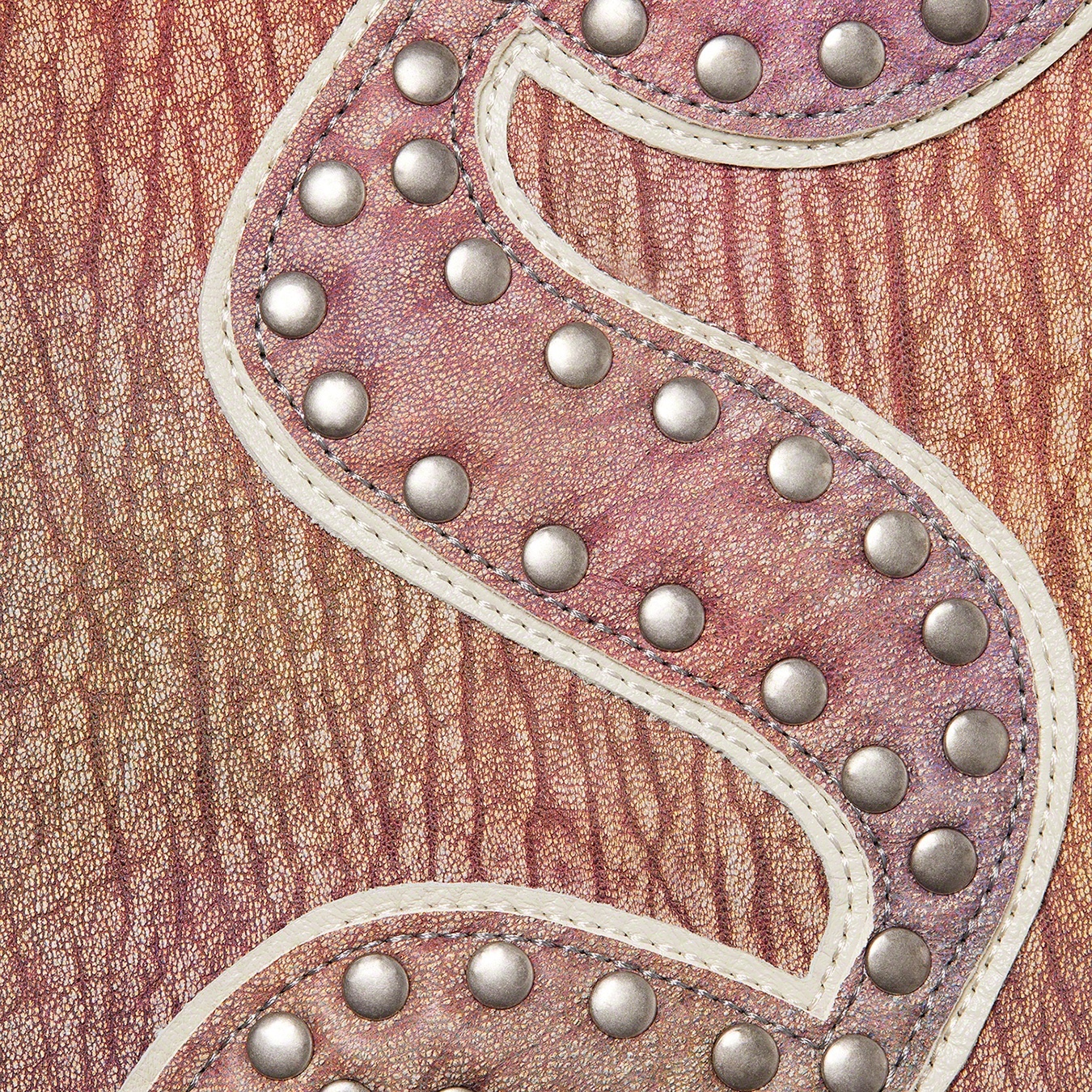 Supreme Pebbled Leather Varsity Jacket (FW21) - Multicolor - $798