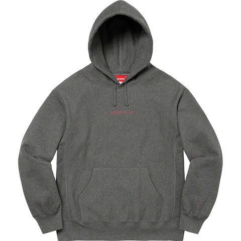 Supreme Number One Hooded Sweatshirt - Charcoal