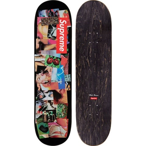 Supreme Stack Skateboard - Black - 8" x 31.875" 