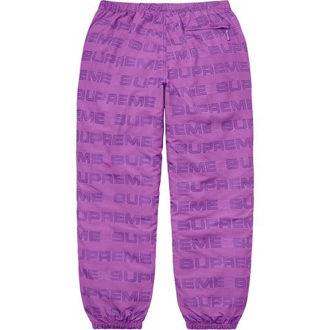 Supreme Logo Ripstop Track Pant - Purple
