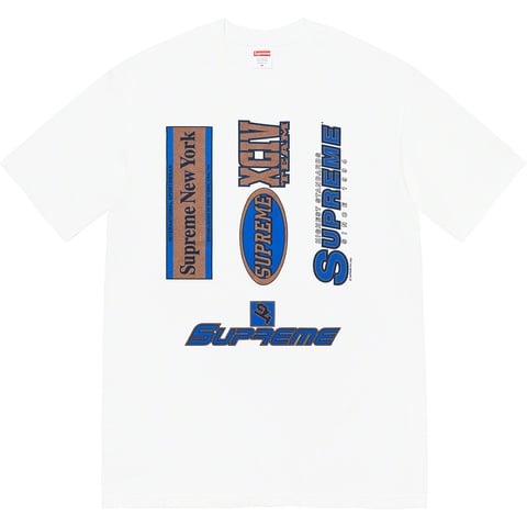 Supreme Multi Logos Tee - White