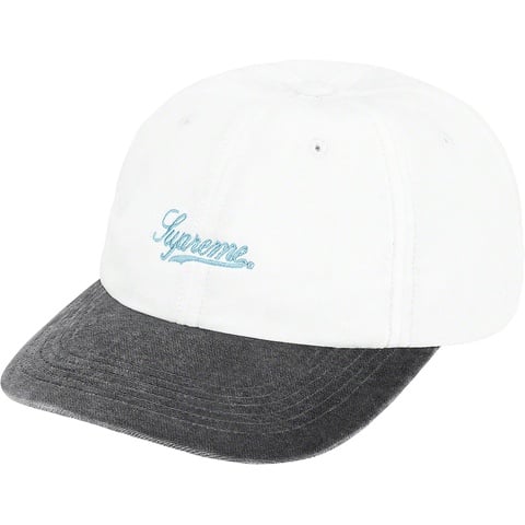 Supreme Velvet 2-Tone 6-Panel - White