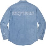 Supreme Appliqué Denim Shirt (FW21) - Blue