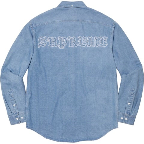 Appliqué Denim Shirt - fall/winter 2021 - Supreme