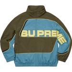 Supreme S Paneled Track Jacket (FW21) - Olive