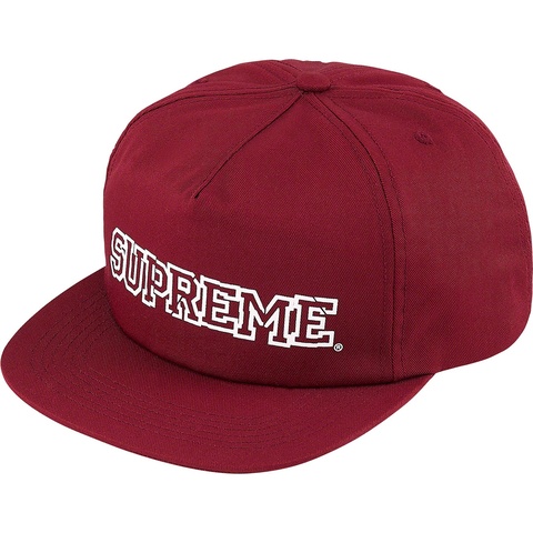 Supreme Shattered Logo 5-Panel - Cardinal