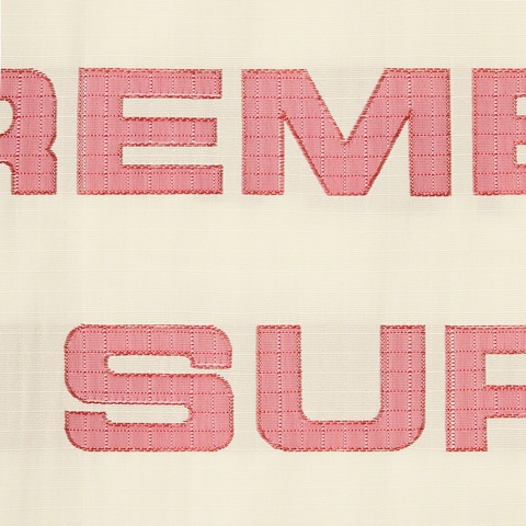 Supreme Logo Ripstop Track Pant - Natural