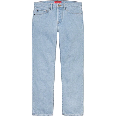 Supreme Stone Washed Slim Jean - Stone Washed Indigo