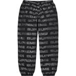 Supreme Logo Ripstop Track Pant (FW21) - Black