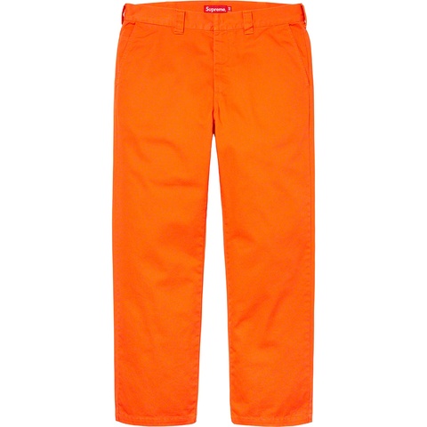 Supreme Work Pant - Orange