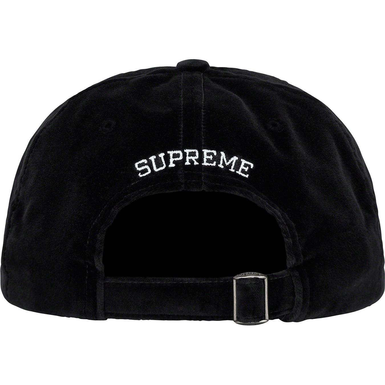 Supreme Velvet 2-Tone 6-Panel (FW21) - Black - $54