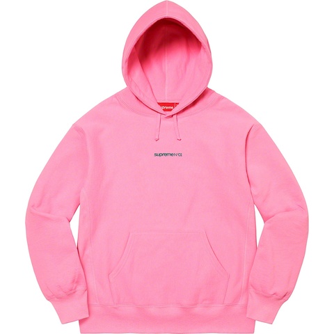 Supreme Number One Hooded Sweatshirt - Pink