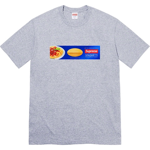 Supreme Spaghetti Tee - Heather Grey