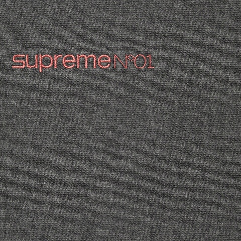 Supreme Number One Hooded Sweatshirt - Charcoal