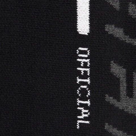 Supreme Sleeve Stripe Sweater - Black