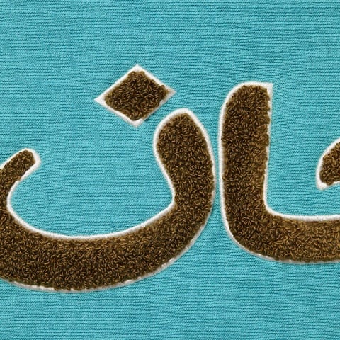 Supreme Arabic Logo Hooded Sweatshirt - Light Aqua