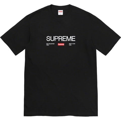 Supreme Est. 1994 Tee - Black