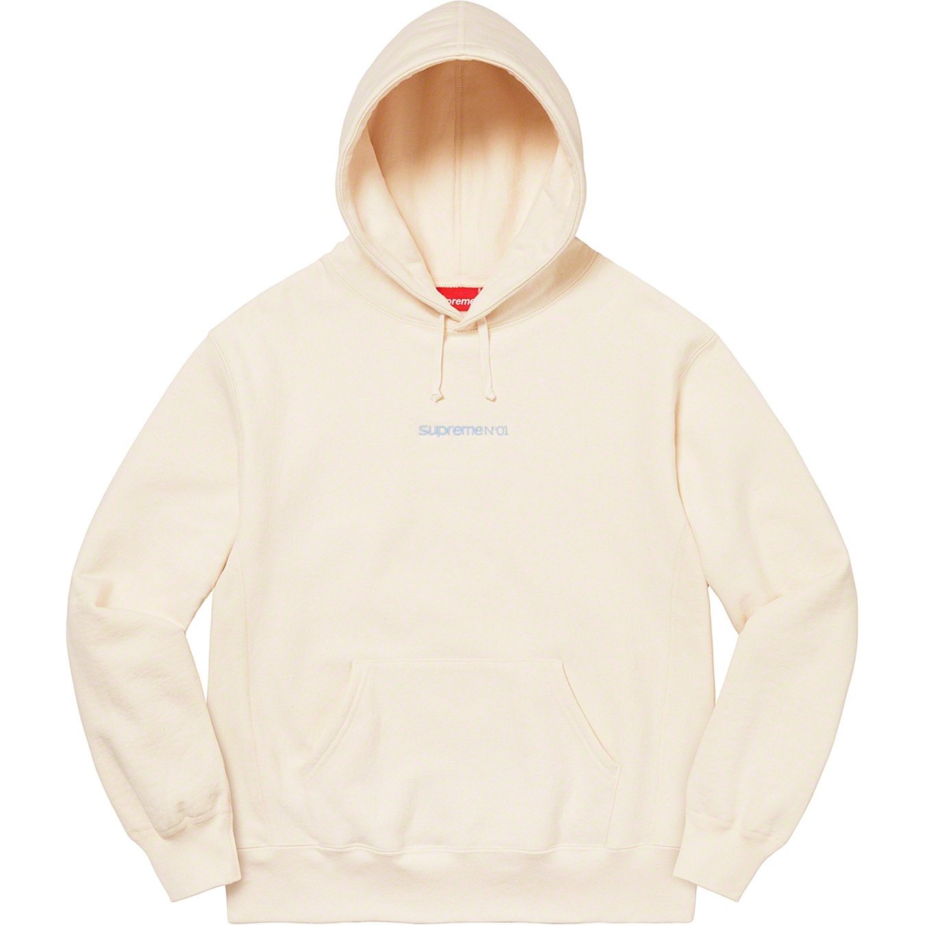 Supreme Number One Hooded Sweatshirt (FW21) - Natural - $168