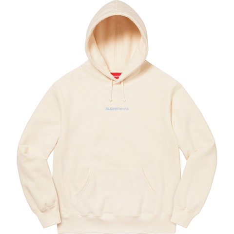 Supreme Number One Hooded Sweatshirt - Natural