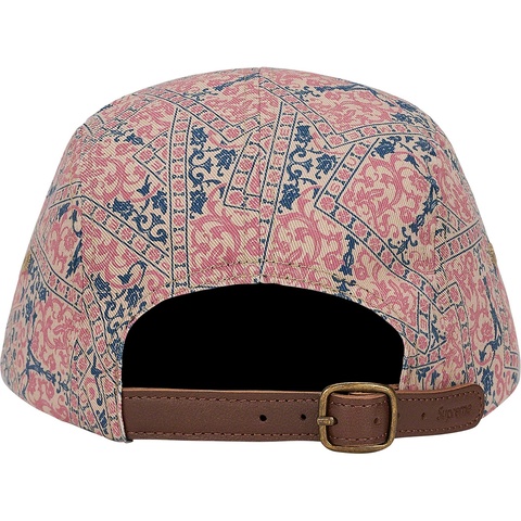 Supreme Washed Chino Twill Camp Cap - Floral Cards