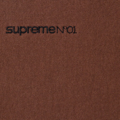 Supreme Number One Hooded Sweatshirt - Dark Brown