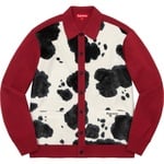 Supreme Cow Print Cardigan (FW21) - Red