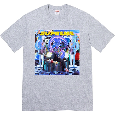 Supreme Richest Tee - Heather Grey