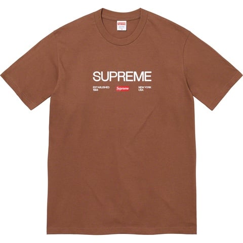 Supreme Est. 1994 Tee - Brown