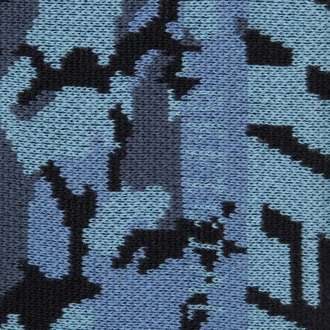 Supreme Sleeve Stripe Sweater - Blue Camo