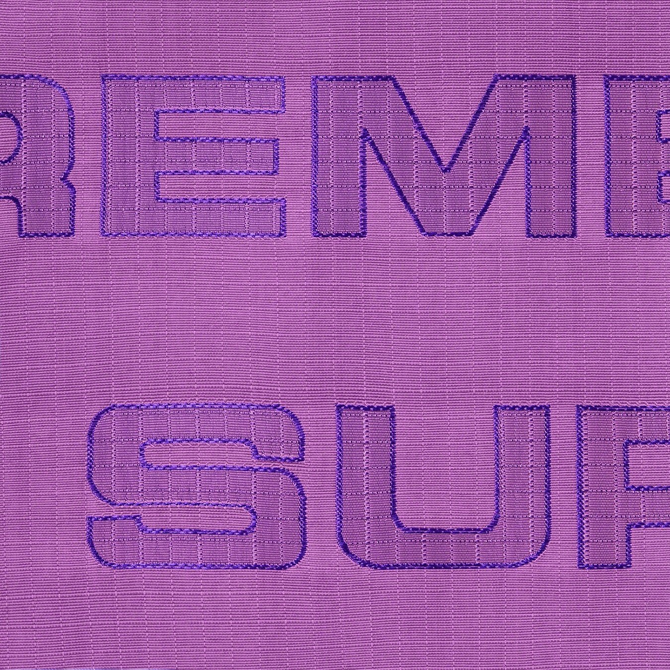 Supreme Logo Ripstop Track Pant (FW21) - Purple - $138