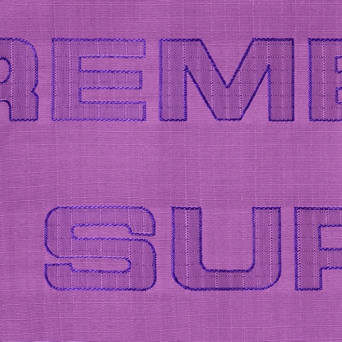 Supreme Logo Ripstop Track Pant - Purple