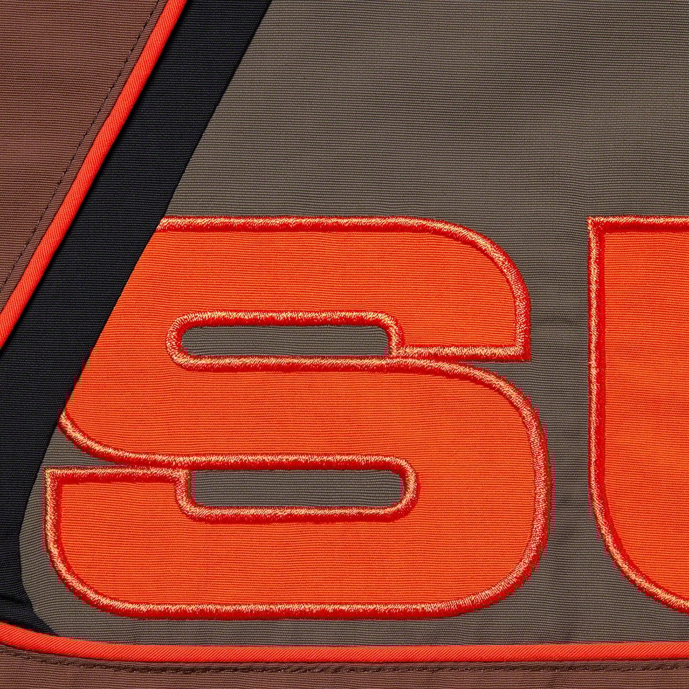 Supreme S Paneled Track Jacket (FW21) - Brown - $168